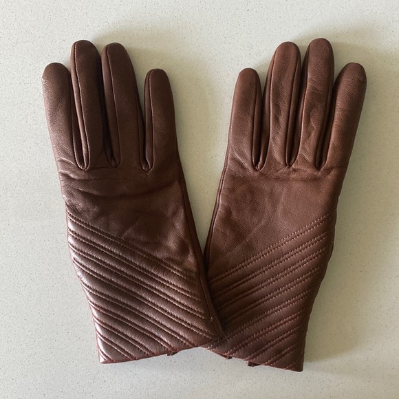 Rag and Bone | Dark Brown Slant Gloves | Like New |  Size M - Picture 2 of 5
